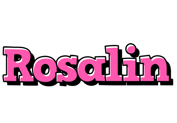 Rosalin girlish logo