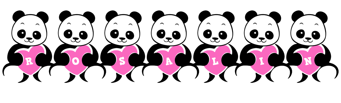 Rosalin love-panda logo