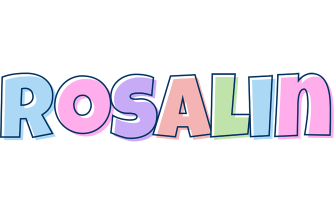Rosalin pastel logo