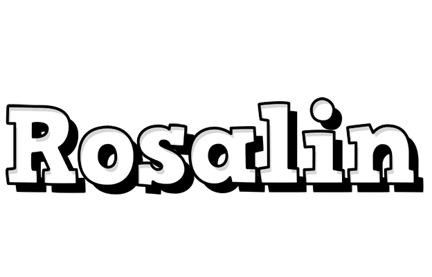 Rosalin snowing logo