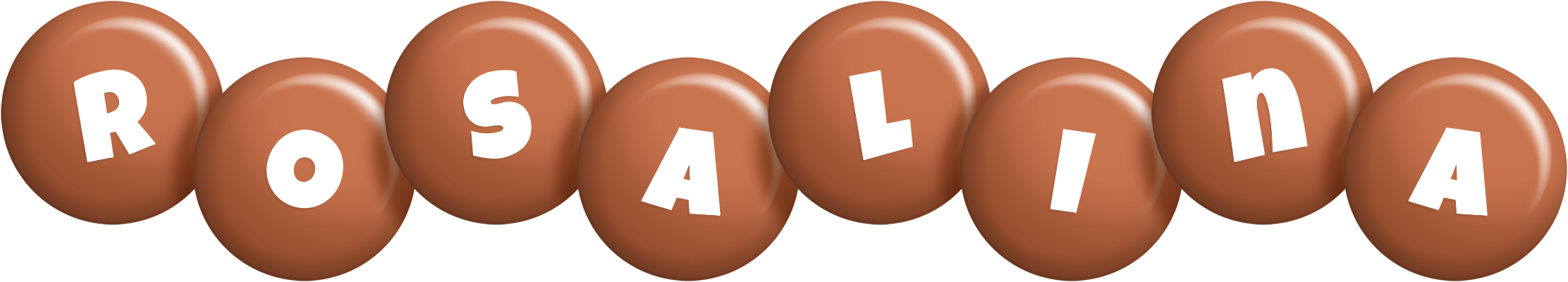 Rosalina candy-brown logo