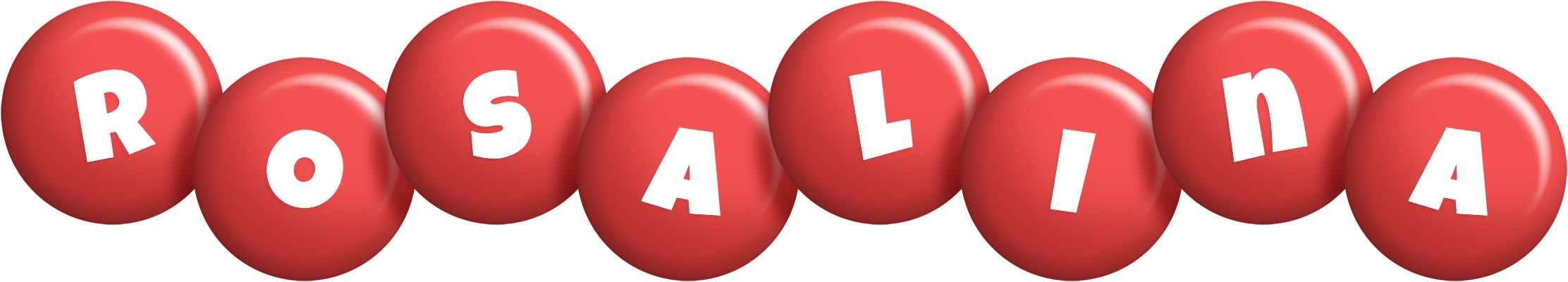 Rosalina candy-red logo