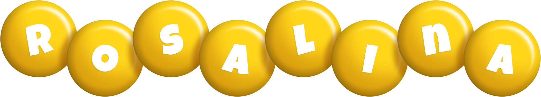 Rosalina candy-yellow logo