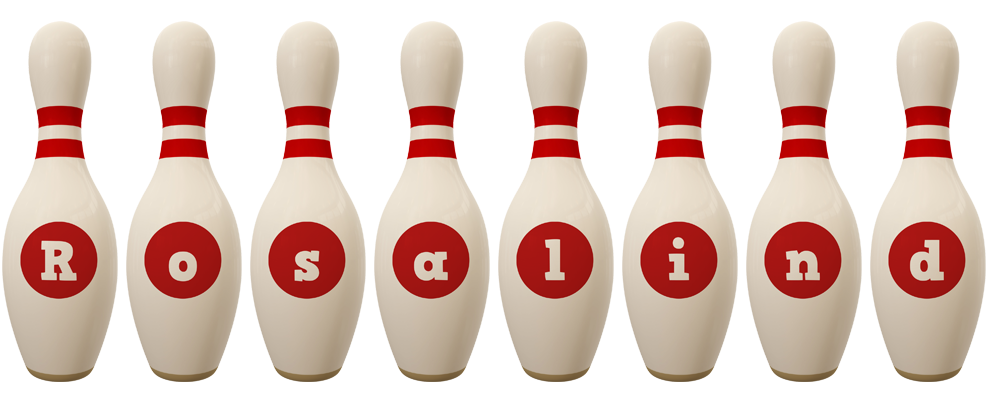 Rosalind bowling-pin logo
