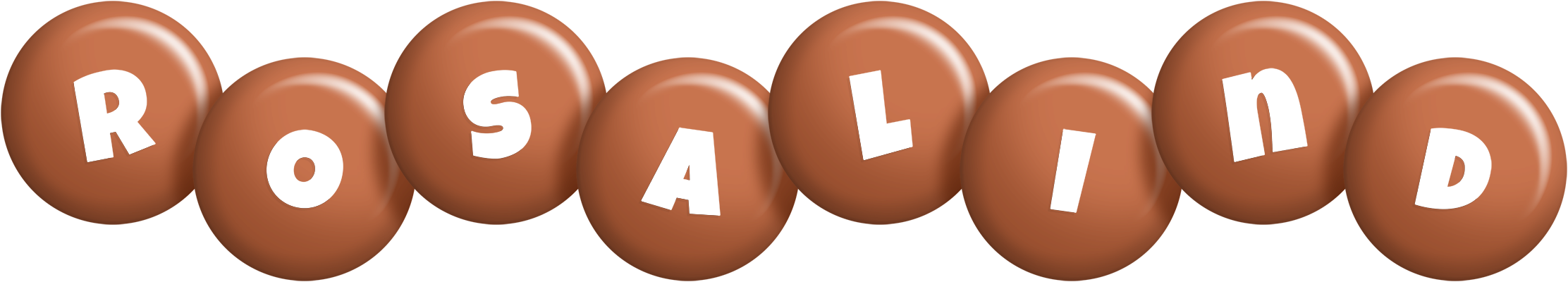 Rosalind candy-brown logo