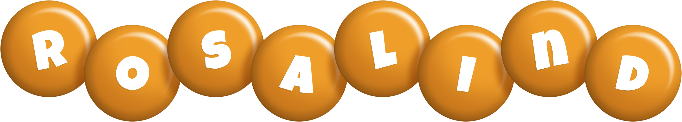 Rosalind candy-orange logo
