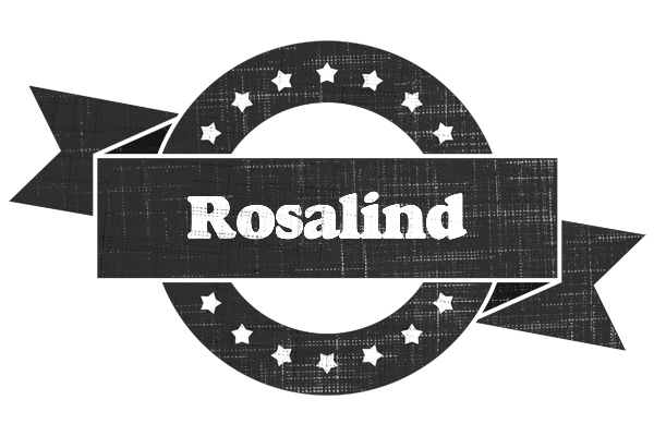 Rosalind grunge logo