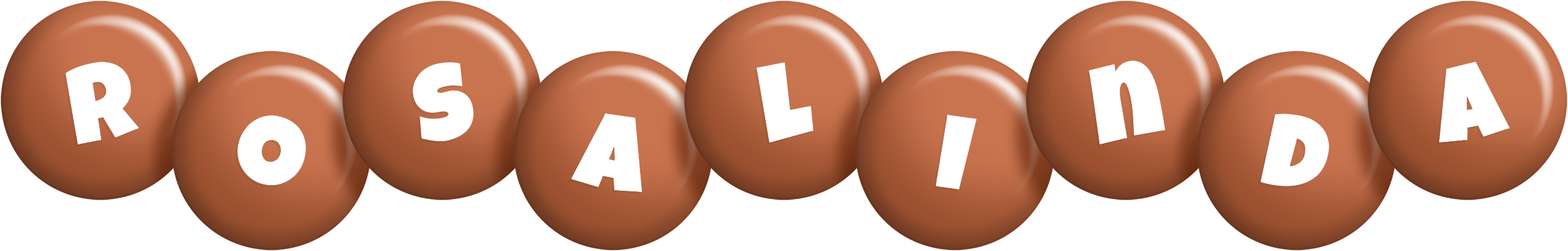 Rosalinda candy-brown logo