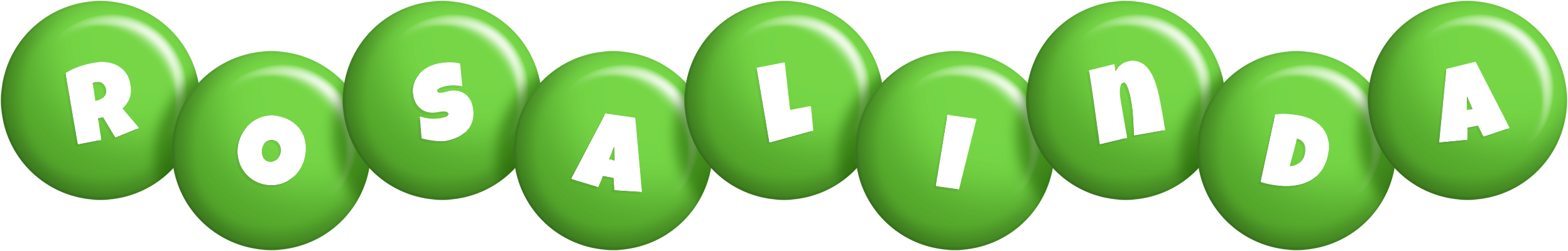 Rosalinda candy-green logo