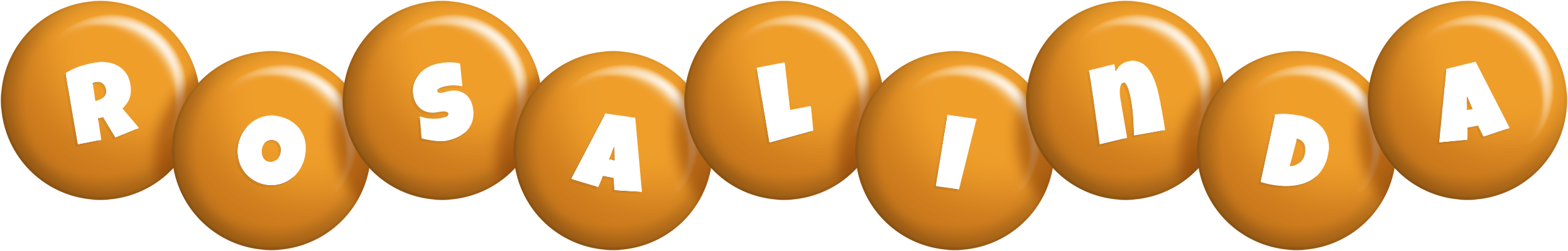 Rosalinda candy-orange logo