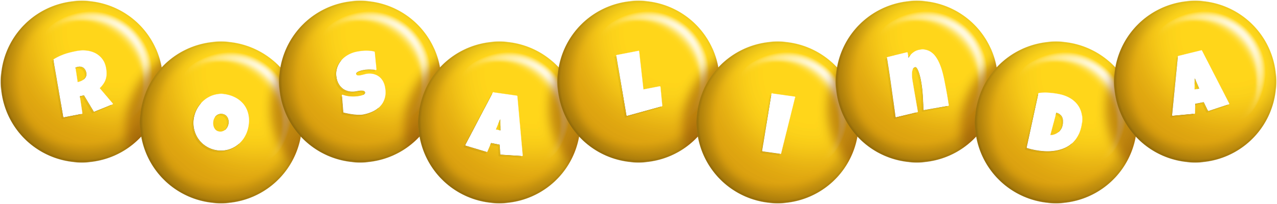Rosalinda candy-yellow logo