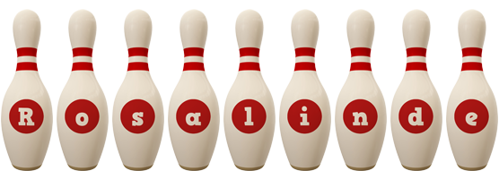 Rosalinde bowling-pin logo