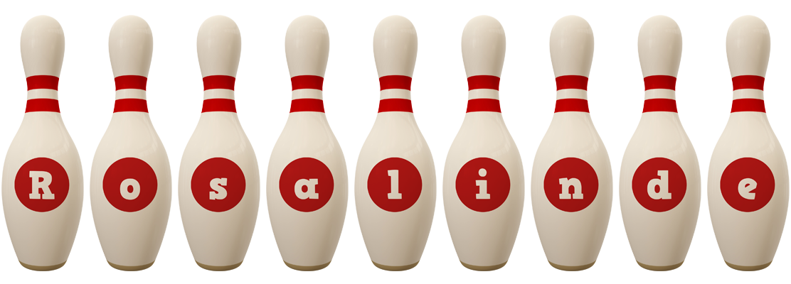 Rosalinde bowling-pin logo