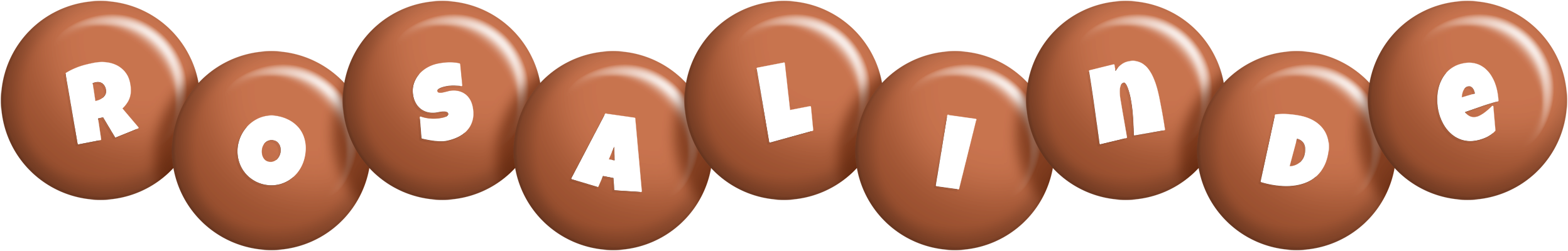 Rosalinde candy-brown logo