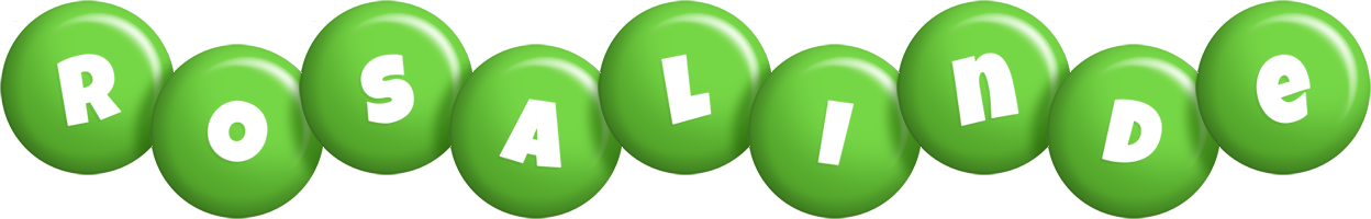 Rosalinde candy-green logo