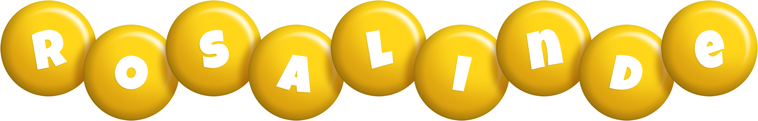 Rosalinde candy-yellow logo