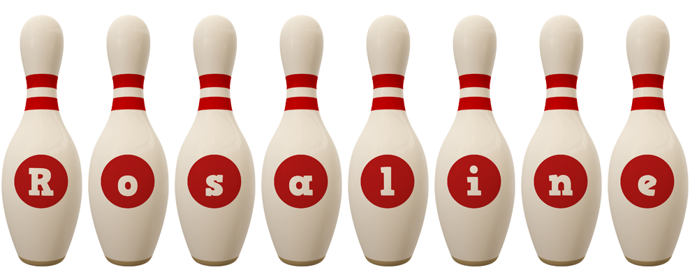 Rosaline bowling-pin logo