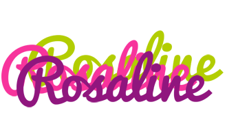 Rosaline flowers logo