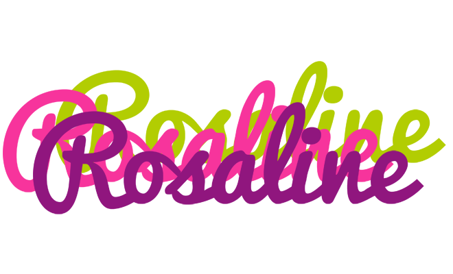 Rosaline flowers logo