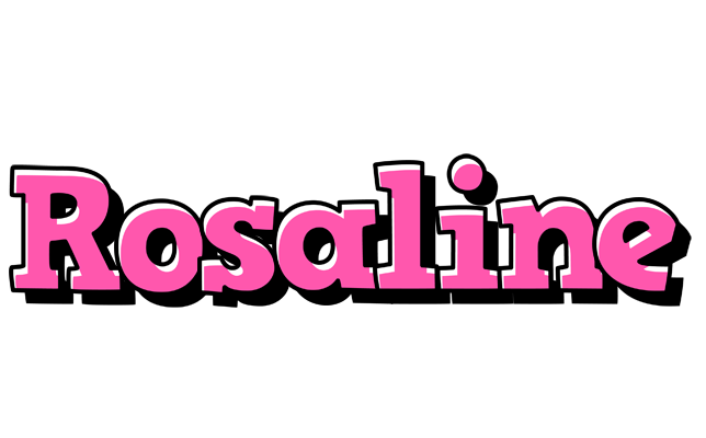 Rosaline girlish logo