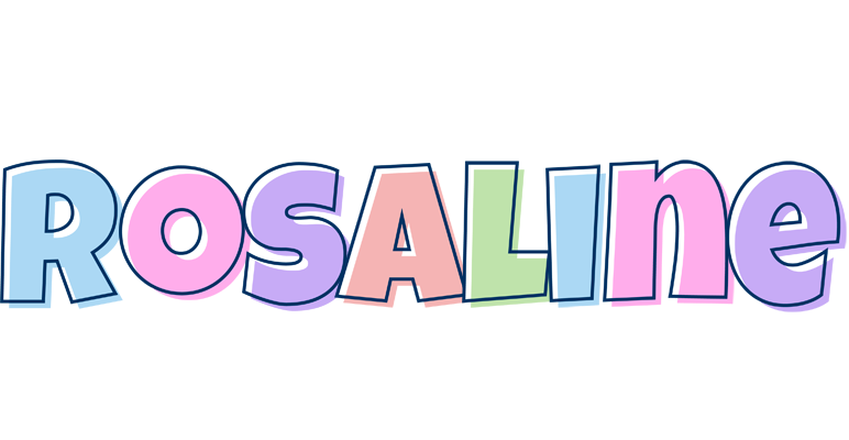 Rosaline pastel logo