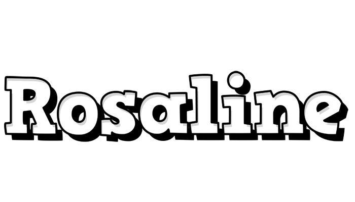 Rosaline snowing logo