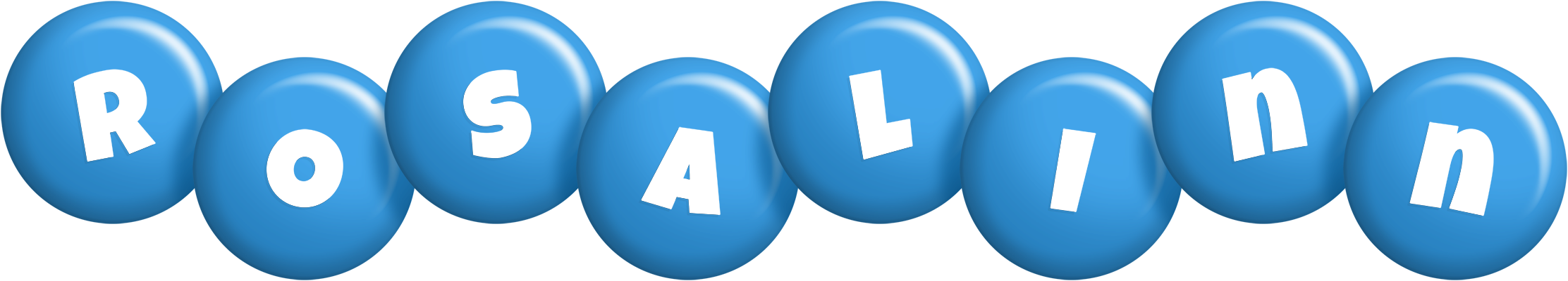 Rosalinn candy-blue logo
