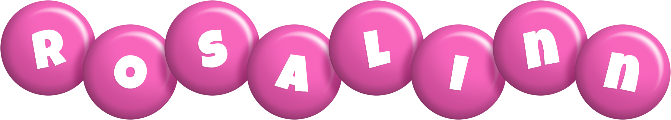 Rosalinn candy-pink logo