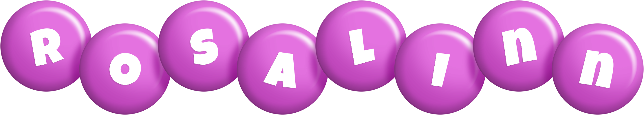 Rosalinn candy-purple logo