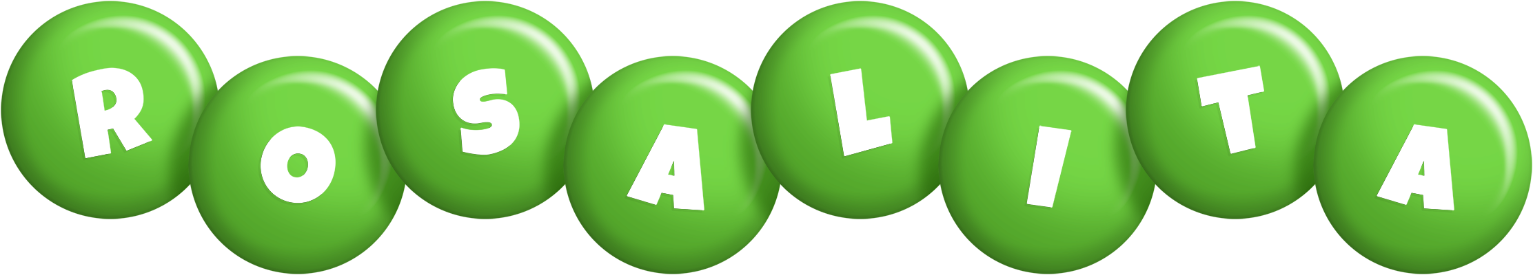 Rosalita candy-green logo