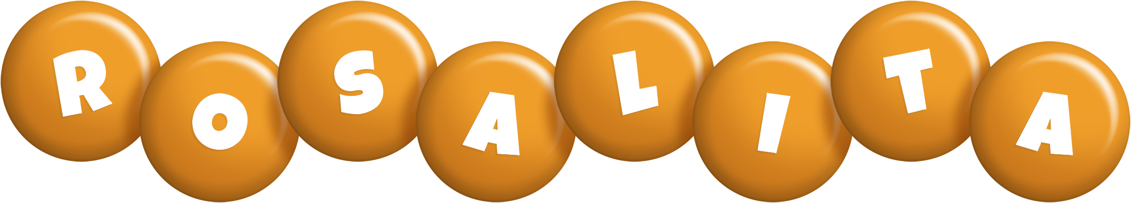 Rosalita candy-orange logo