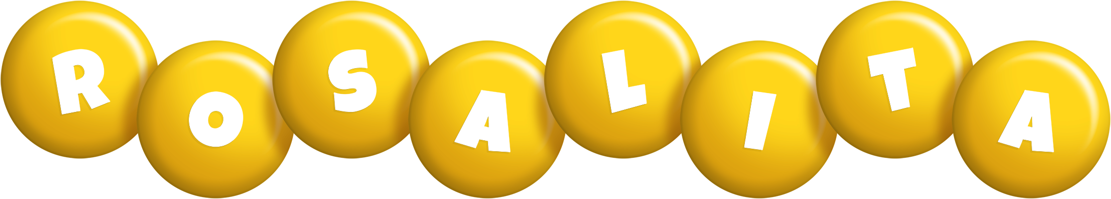 Rosalita candy-yellow logo