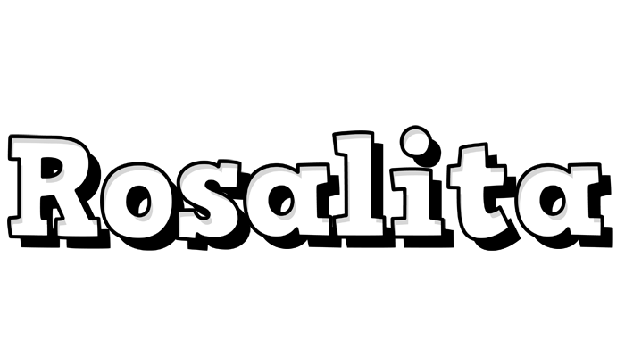 Rosalita snowing logo