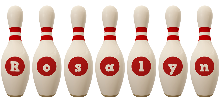 Rosalyn bowling-pin logo