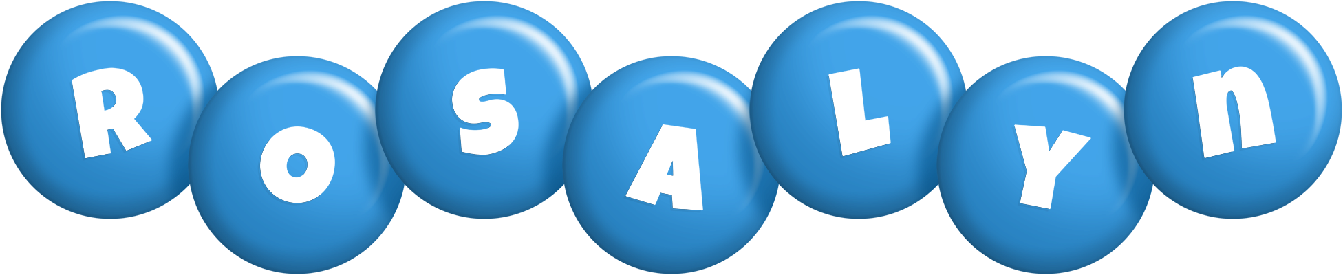 Rosalyn candy-blue logo