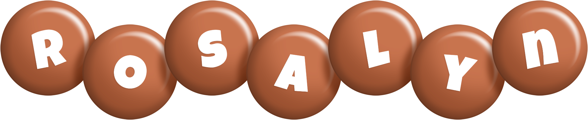 Rosalyn candy-brown logo