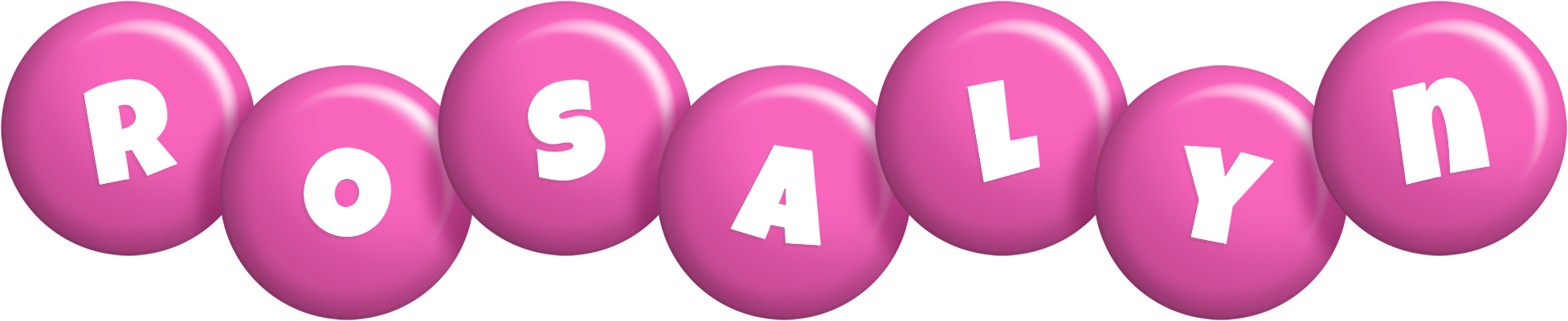 Rosalyn candy-pink logo