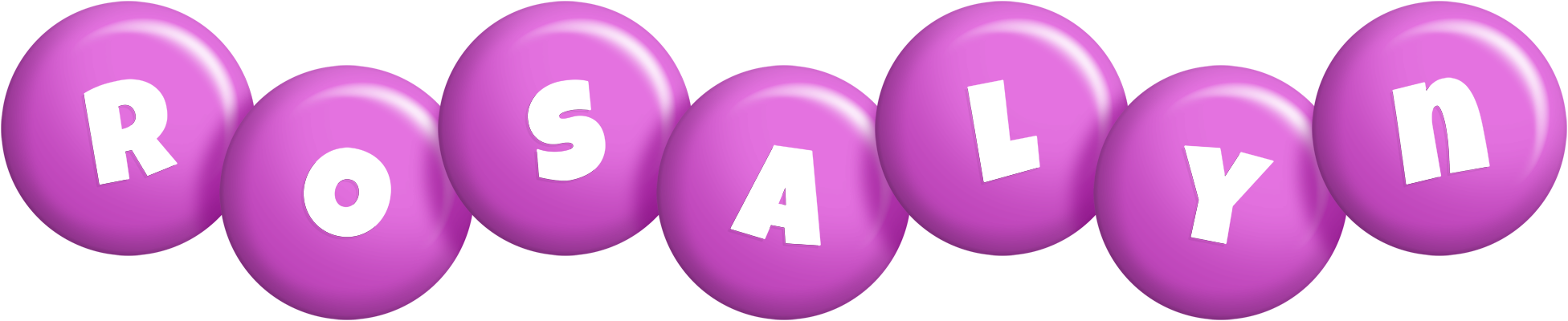 Rosalyn candy-purple logo