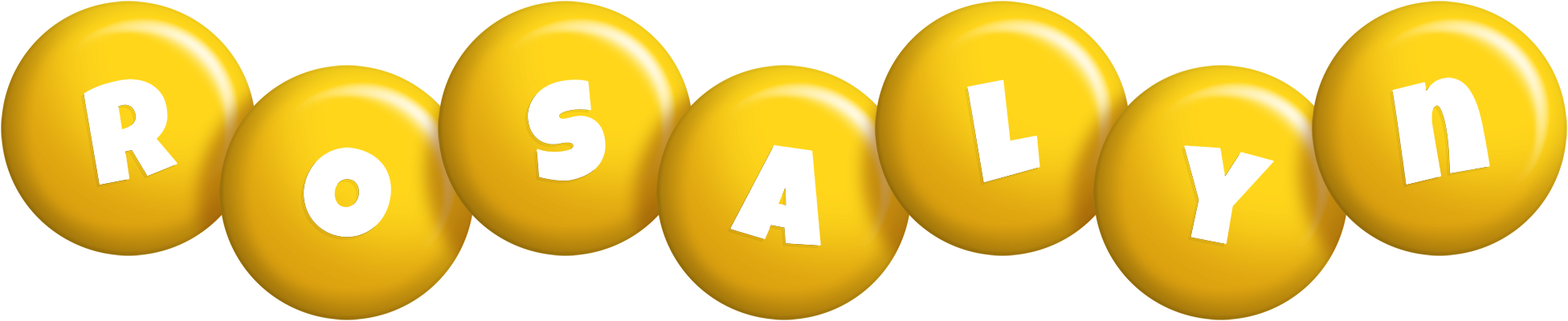 Rosalyn candy-yellow logo