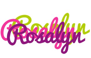 Rosalyn flowers logo