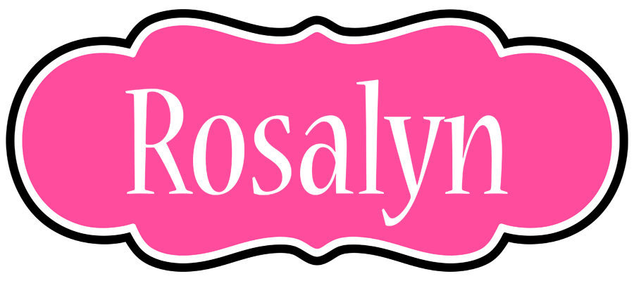 Rosalyn invitation logo