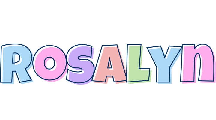 Rosalyn pastel logo