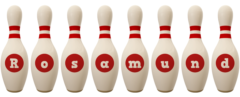 Rosamund bowling-pin logo