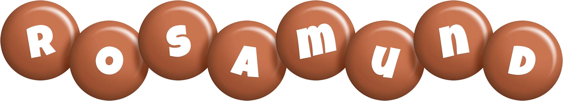Rosamund candy-brown logo