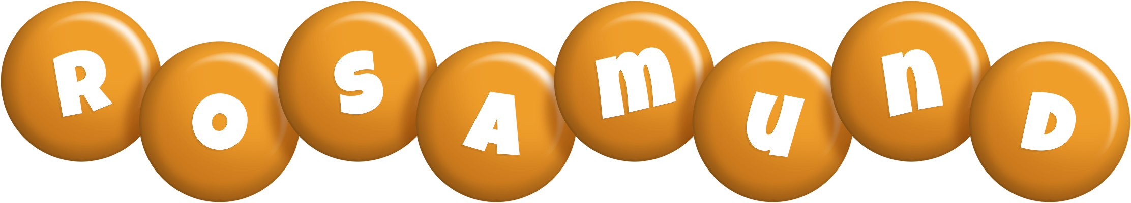 Rosamund candy-orange logo