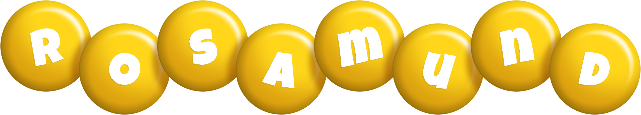 Rosamund candy-yellow logo