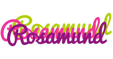 Rosamund flowers logo