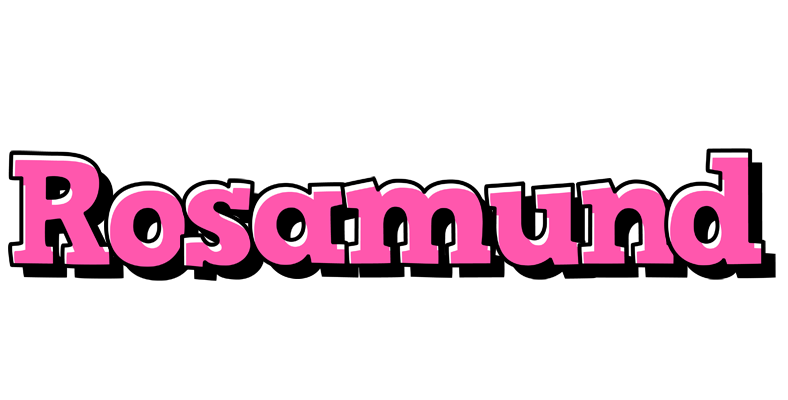 Rosamund girlish logo