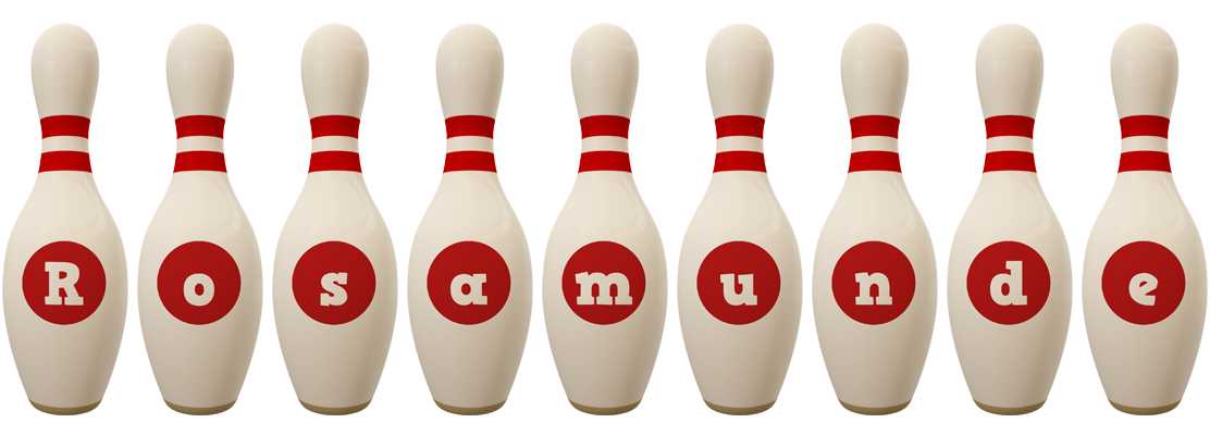 Rosamunde bowling-pin logo