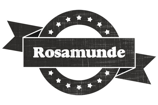 Rosamunde grunge logo